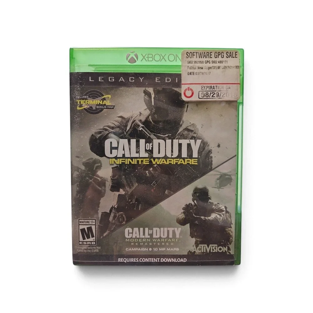Call of Duty Infinite Warfare Legacy Edition Xbox One Modern Warfare Remastered